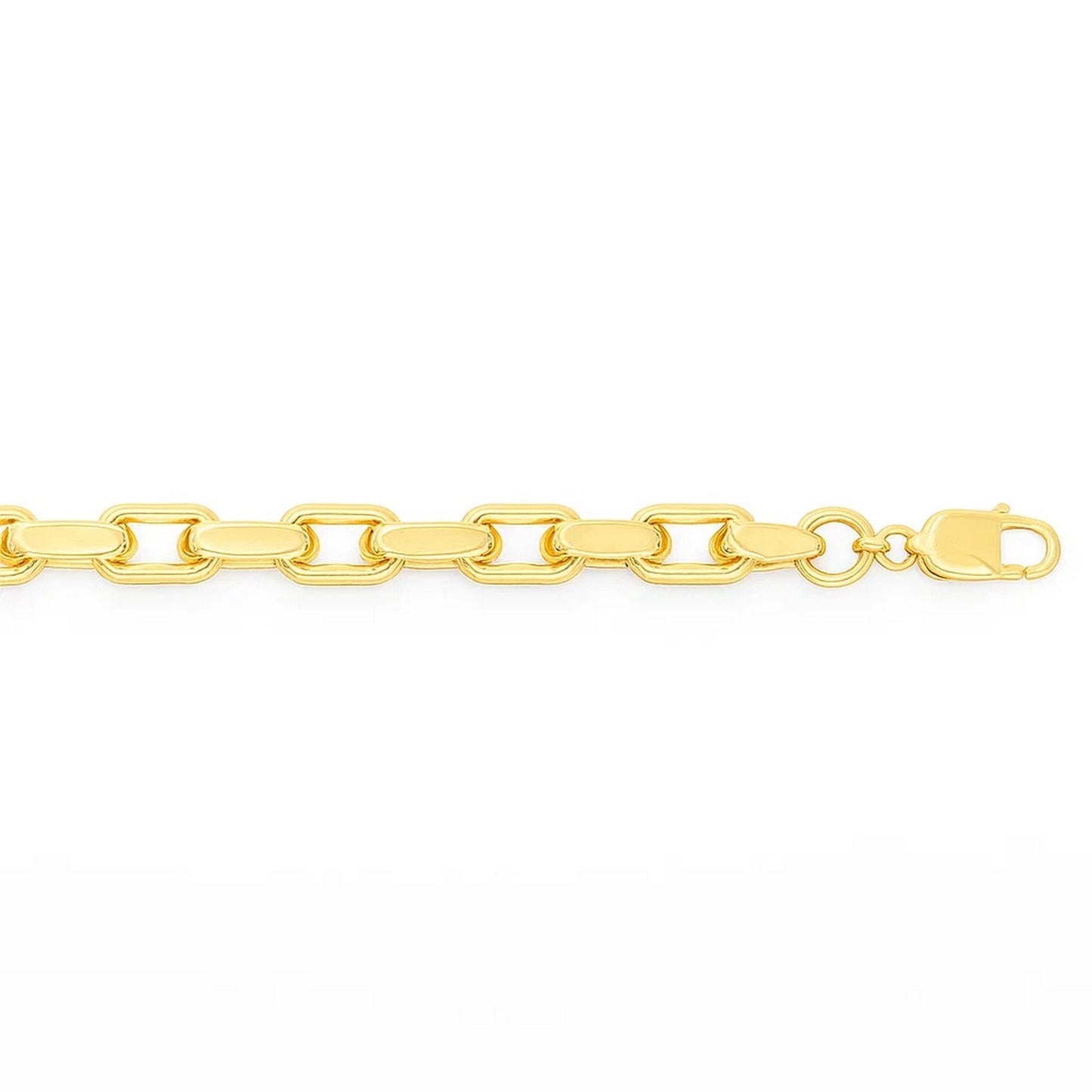 14k Yellow Gold French Cable Chain Bracelet (2.50 mm)