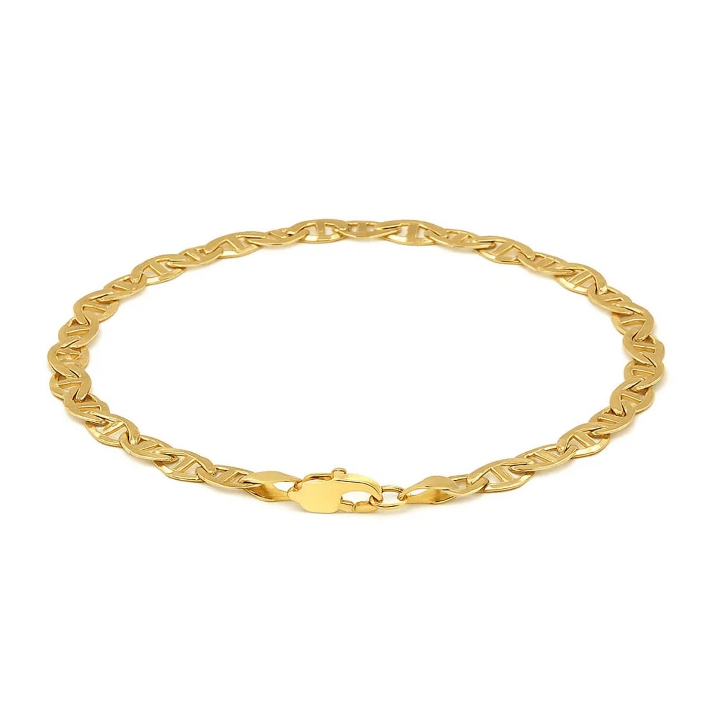 10k Yellow Gold Mariner Link Bracelet (5.10 mm)
