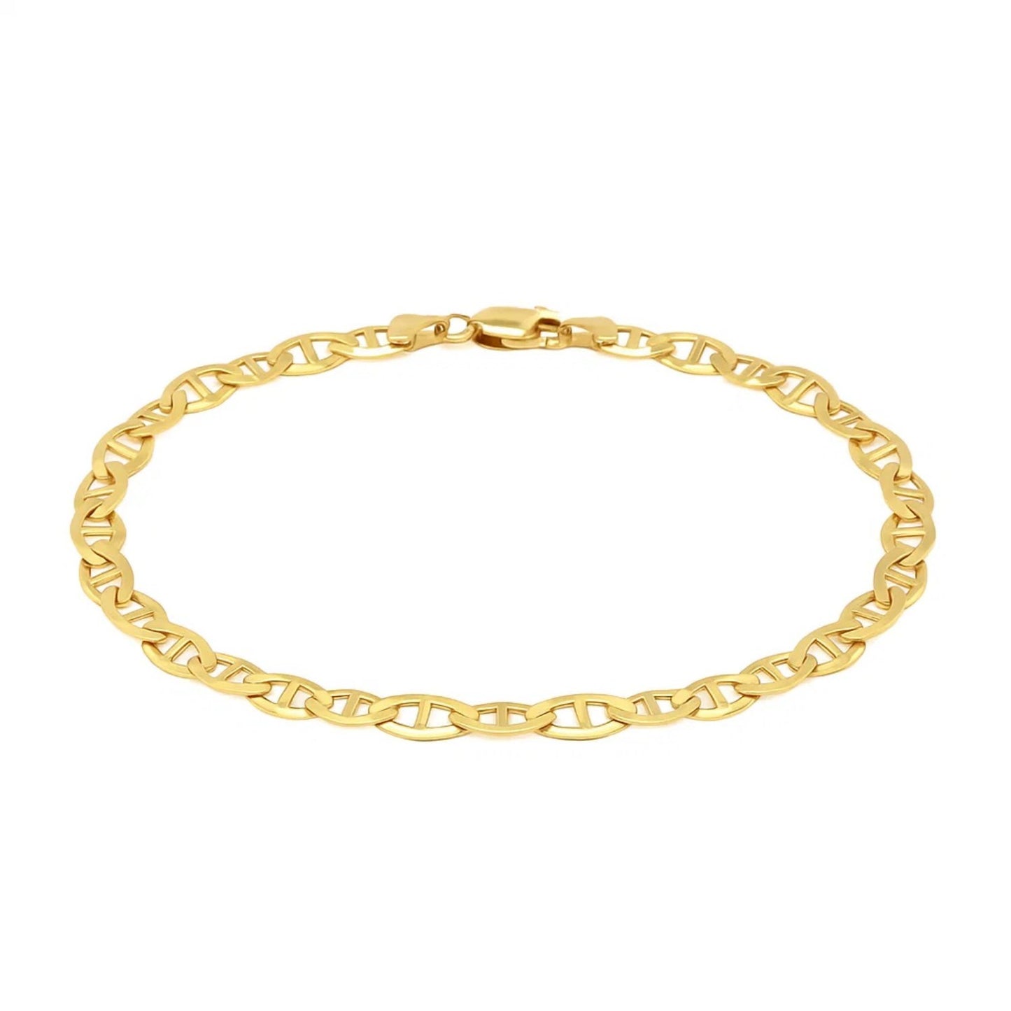 10k Yellow Gold Mariner Link Bracelet (5.10 mm)